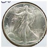 US Silver Coins 1941 Walking Liberty Half Dollar