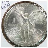 Worldwide Silver Coins 1982 Mexico Onza