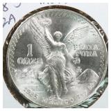 Worldwide Silver Coins 1985 Mexico Onza