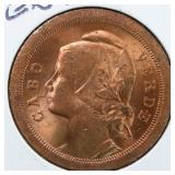 Worldwide Coins 1930 Cape Verde 20 Centavos