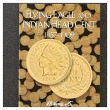 US Coins 1857-1909 Flying Eagle/Indian cent Collec