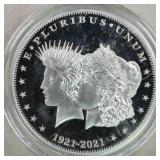 Silver Bullion 1921-2021 Morgan and Peace 1/2 Silv