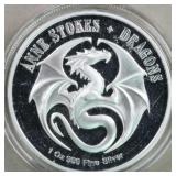 Worldwide Silver Coins Anne Stokes Dragon