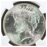 US Silver Coins 1923 $1 Peace Silver Dollar Graded