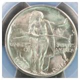 US Silver Coins 1934-D Oregon Graded MS66 (Green C
