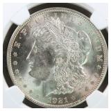 US Silver Coins 1921 $1 Morgan Silver Dollar Grade