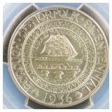 US Silver Coins 1936 Norfolk Graded MS67+ by PCGS