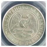 US Silver Coins 1946 Iowa Graded MS66 (Green CAC)