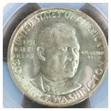 US Silver Coins 1951-S Booker T. Washington Graded