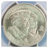US Silver Coins 1924 Huguenot Graded MS66 by PCGS