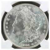 US Silver Coins 1904-O $1 Morgan Silver Dollar Gra