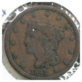 US Coins 1841 Liberty Large Cent