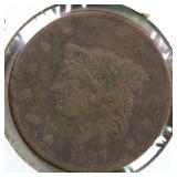 US Coins 1837 Liberty Large Cent