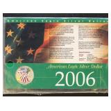 US Coins 2006 American Silver Eagle Colorized