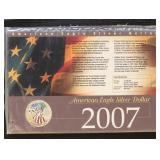 US Coins 2007 American Silver Eagle Colorized