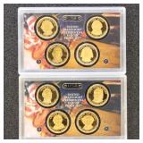 US Coins 10 X 4 Presidential Dollar Sets