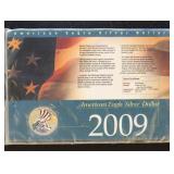 US Coins 2009 American Silver Eagle Colorized