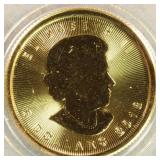 Gold Bullion 2018 1/10 oz M/L