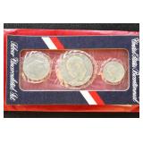 US Silver Coins 1976 Uncirculated Silver Set in Or