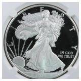 US Silver Coins 2021-W $1 American Silver Eagle Ty