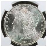 US Silver Coins 1880-S $1 Morgan Silver Dollar Gra