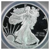 US Silver Coins 2020-S $1 American Silver Eagle Gr