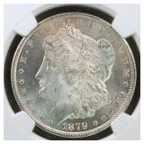 US Silver Coins 1879-S $1 Morgan Silver Dollar Gra