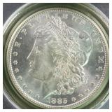 US Silver Coins 1885 $1 Morgan Silver Dollar Grade