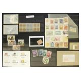 Worldwide Stamps on Cards, many with identificatio