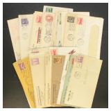 US Postal History 53 Advertising Covers, nice vari