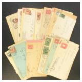 US Postal History 50 Advertising Covers, nice vari