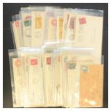 US Postal History 50 Advertising Covers, nice vari