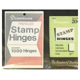 Dennison Stamp Hinges 2 Vintage Packs of 1000 each