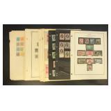 Worldwide Stamps on pages, accumulation of wide va