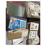 Worldwide & US Stamps in Bankers Box, a few thousa