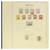 German Colonies Stamps Mint Hinged collection on m