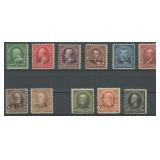 Guam Stamps #1-8, 10-12 Mint Hinged CV $1,480