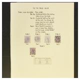 New Zealand 1880s-1940s Plating & Die Types Specia