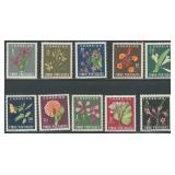 Timor Stamps #260-269 MInt NH 1950 Flowers Set CV