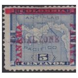 US Canal Zone Stamp #2 Mint HR with APS Certificat