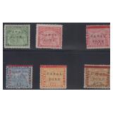 US Canal Zone Stamps #9-14, 16-20 Mint Hinged sele