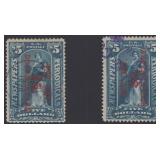 US Revenue Stamps #R159 & R160 Overprinted Newspap