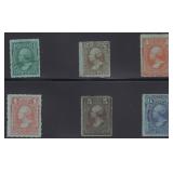 US Revenue Stamps #RB11c-RB13c, RB15c-RB17c Roulet