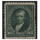 US Stamps #278 Used with horizontal tear, creases