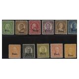 US Stamps #658-668 Mint LH 1929 Kansas set CV $215