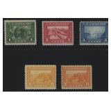 US Stamps #397-400A Mint LH 1915 Pan-Pacific perf