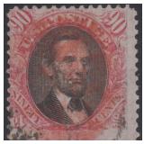 US Stamps #122 Used with APS Certificate Stating '