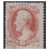 US Stamps #137 Used with thins, 1870 Grilled Large