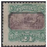 US Stamps #120 Unused NG with pinhole 1869 Pictori