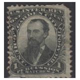US Stamps #RO113a L.G. Hunt Matches Private Die Pr